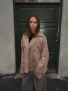 Patricia kort trenchcoat - Beige