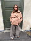 Patricia kort trenchcoat - Beige