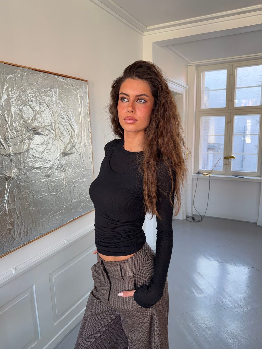 Lelona lag på lag top - Sort