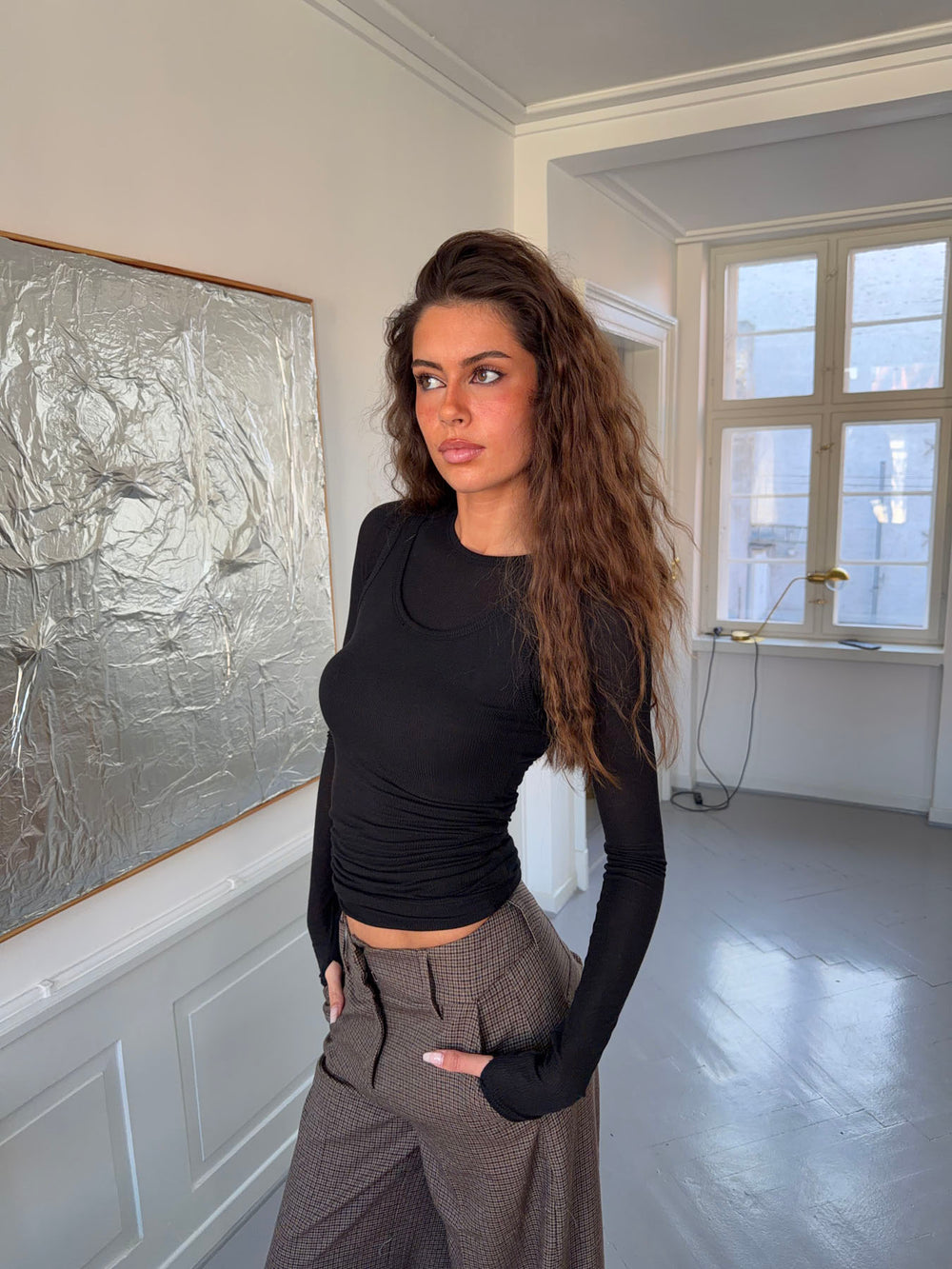 Lelona lag på lag top - Sort