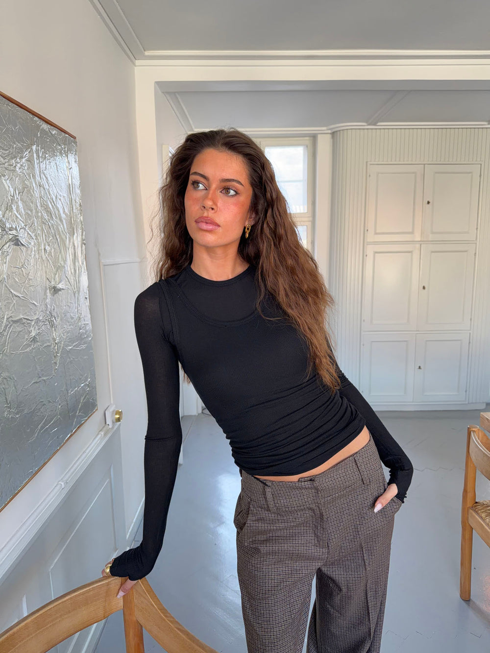 Lelona lag på lag top - Sort