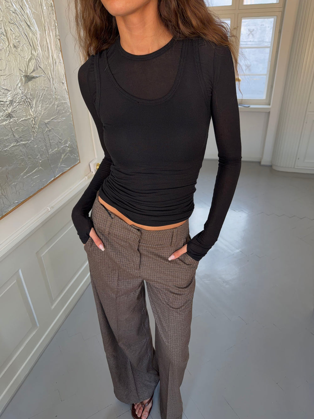 Lelona lag på lag top - Sort