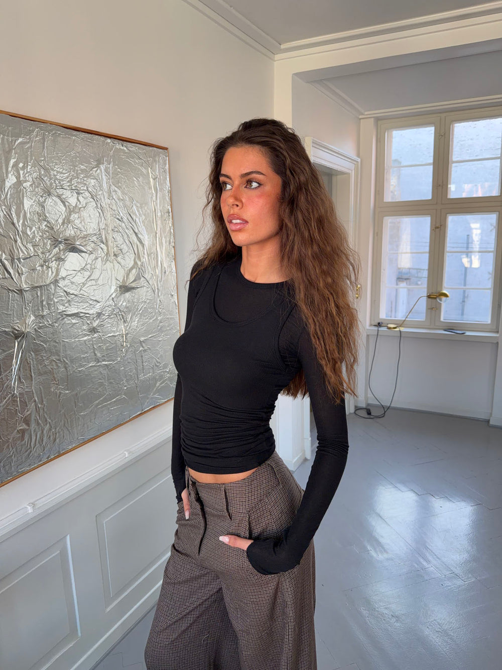 Lelona lag på lag top - Sort