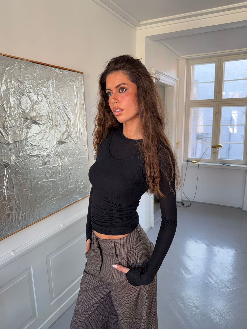 Lelona lag på lag top - Sort