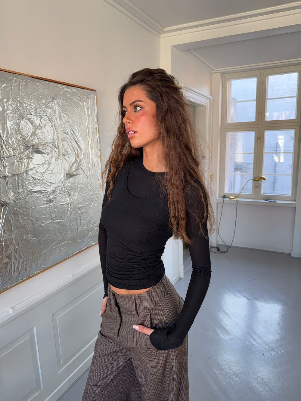 Lelona lag på lag top - Sort