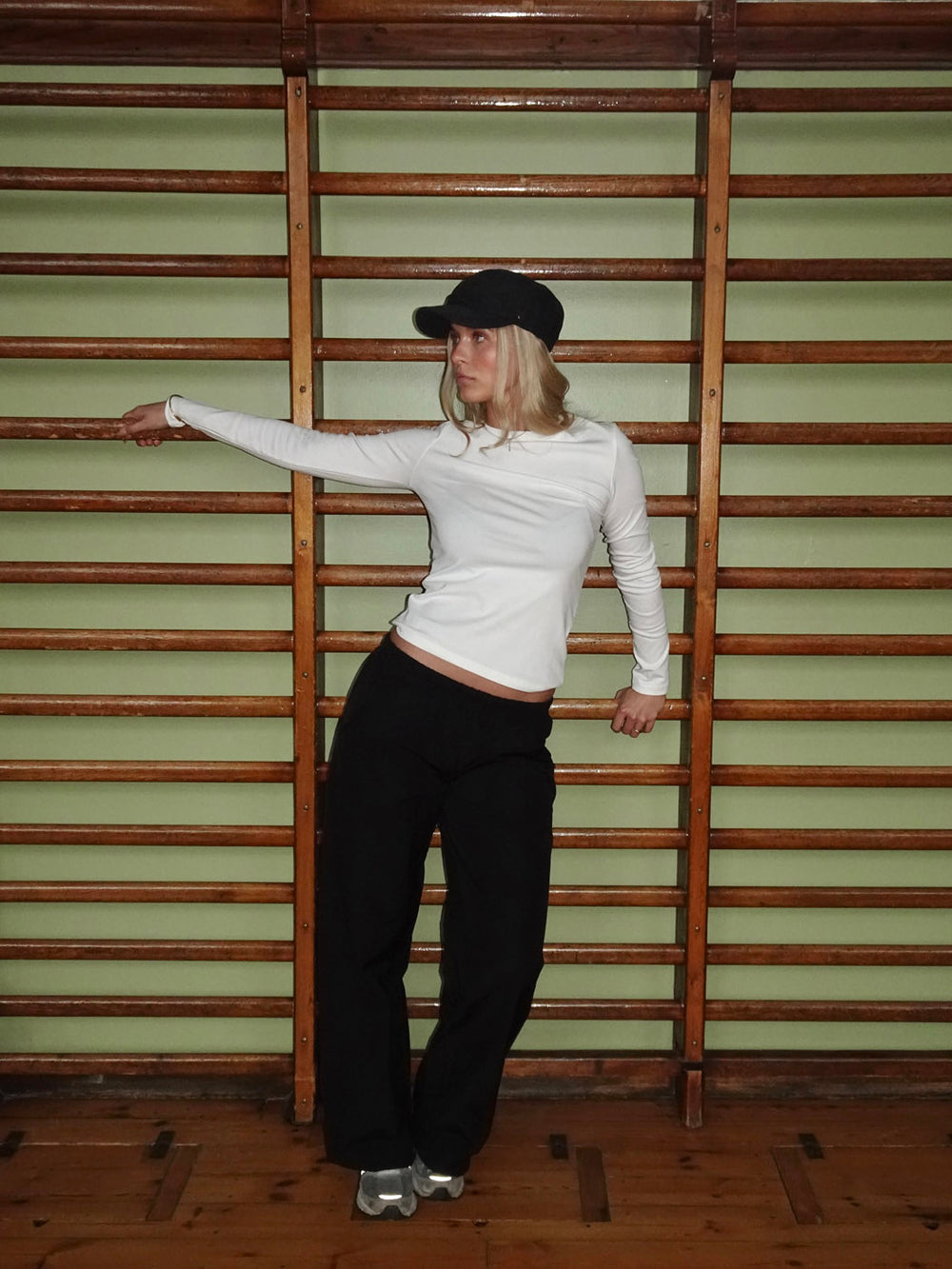 Carli langærmet bluse - Hvid