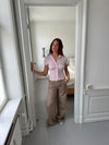 Selia lavtaljede baggy jeans - Taupe