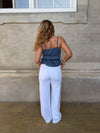 Kennie lavtaljede jeans - Hvid