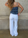 Kennie lavtaljede jeans - Hvid