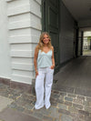 Kennie lavtaljede jeans - Hvid