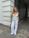 Kennie lavtaljede jeans - Hvid