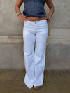 Kennie lavtaljede jeans - Hvid