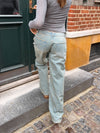 Tuva lavtaljede jeans - Lys denim