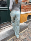 Tuva lavtaljede jeans - Lys denim