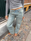 Tuva lavtaljede jeans - Lys denim