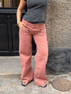 Audrena lavtaljede jeans - Rust