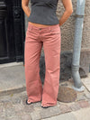 Audrena lavtaljede jeans - Rust