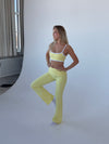 Essential flared pants - Butter