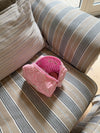 Honey lille toilettaske - Pink med små blomster
