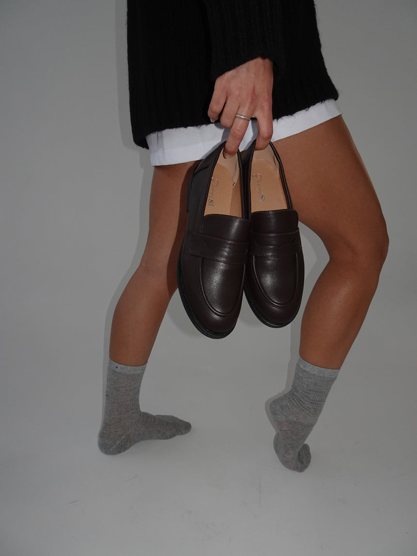 Blova loafers - Brun