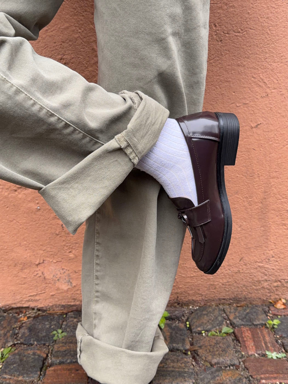 Samia loafers med detaljer - Brun