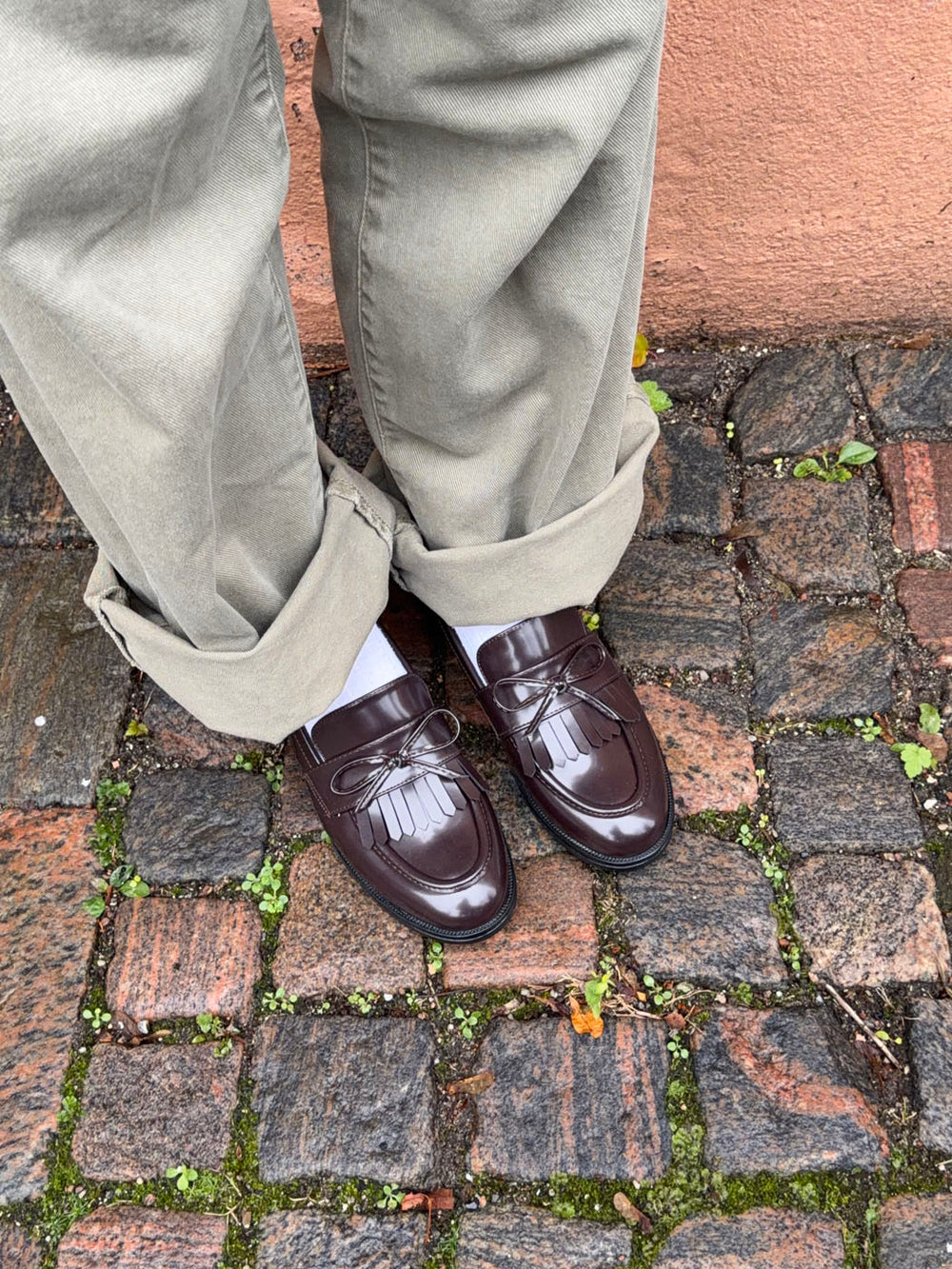 Samia loafers med detaljer - Brun