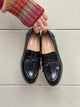 Samia loafers med detaljer - Sort