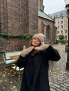 Fluffy handsker - Taupe