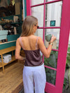 Malin Tomkins top - Brun/Orange