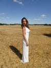 Sesia maxi blonde kjole - Hvid