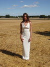 Sesia maxi blonde kjole - Hvid