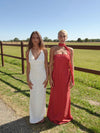Sesia maxi blonde kjole - Hvid