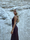 Favo maxi kjole - Brun