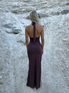 Favo maxi kjole - Brun