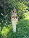 Ania maxi kjole - Gul