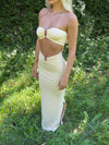 Ania maxi kjole - Gul