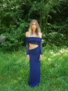Delora maxi kjole - Navy