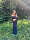 Delora maxi kjole - Navy