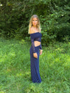 Delora maxi kjole - Navy