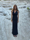 Sesia maxi blonde kjole - Sort