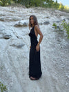 Sesia maxi blonde kjole - Sort