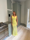 Flora maxi kjole - Gul