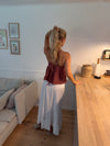 Huda maxi nederdel - Hvid