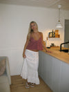 Huda maxi nederdel - Hvid