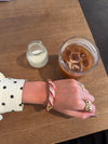 Armbånd med striber - Rosa/Lyserød/hvid