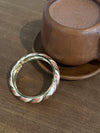 Armbånd med striber - Rosa/lyserød/brun/guld