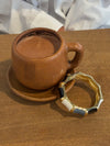 Armbånd med striber - Sort/blågrå/hvid/guld