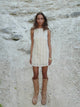 Tassy minikjole - Beige