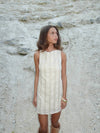 Tassy minikjole - Beige
