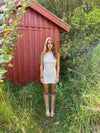 Kasy mini kjole med palietter - Beige
